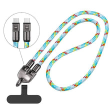 Laden Sie das Bild in den Galerie-Viewer, 2-in-1 Schnellladekabel &amp; Handy-Lanyard