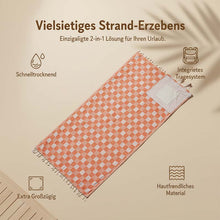 Laden Sie das Bild in den Galerie-Viewer, 2-in-1 wandelbares Strandtuch mit Tasche