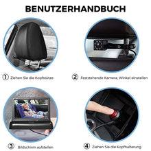 Laden Sie das Bild in den Galerie-Viewer, Auto Baby Spiegel Monitor