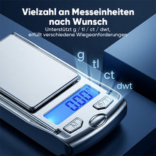 Laden Sie das Bild in den Galerie-Viewer, Mini-Taschenwaage für Schmuck &amp; Gold