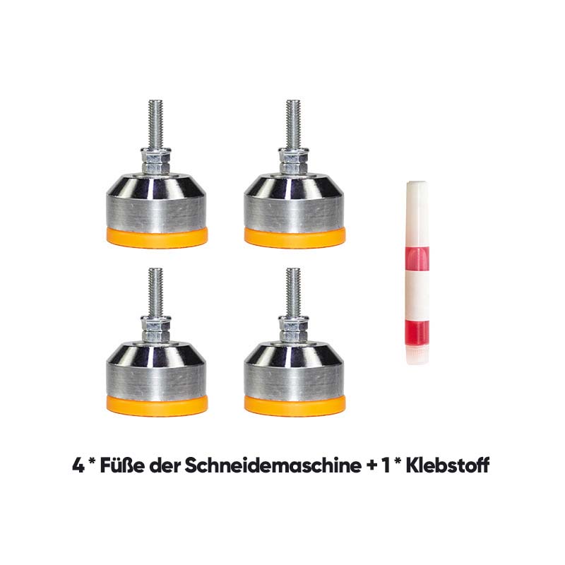 Füße der Schneidemaschine