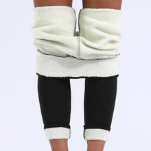 Laden Sie das Bild in den Galerie-Viewer, Fleece-Leggings mit hoher Taille