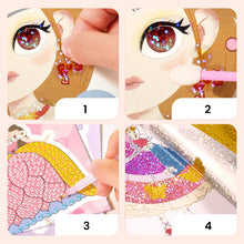 Laden Sie das Bild in den Galerie-Viewer, All-in-one-Prinzessin-Make-up-Stickerbuch zum Selbermachen