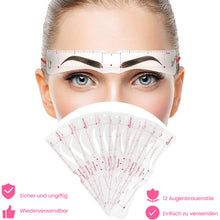 Laden Sie das Bild in den Galerie-Viewer, Augenbrauenschablonen-Set aus Silikon