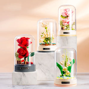 Spieluhr-Blumenbaustein-Ornamente