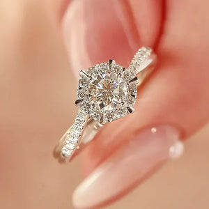 Raffinierter klassischer verstellbarer Ring