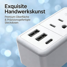 Laden Sie das Bild in den Galerie-Viewer, 6-in-1 Doppel-Verlängerungskabel-Steckdosenleiste