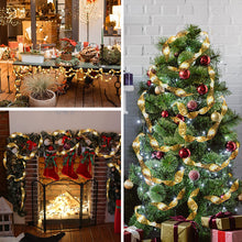 Laden Sie das Bild in den Galerie-Viewer, Band Weihnachtsbaumschmuck Lichterkette