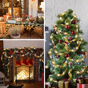 Band Weihnachtsbaumschmuck Lichterkette