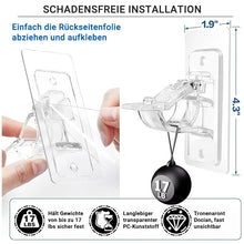 Laden Sie das Bild in den Galerie-Viewer, Sakerplus® Vorhangstangenhalterungen ohne Bohren