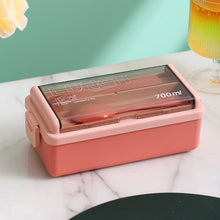 Laden Sie das Bild in den Galerie-Viewer, Tragbare doppellagige Lunchbox