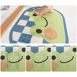 Ovale absorbierende Bodenmatte
