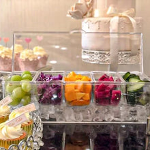 Laden Sie das Bild in den Galerie-Viewer, Zweischichtiger transparenter Obstteller aus Kunststoff