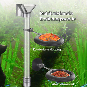 Multifunktionaler Futterspender für Aquarien