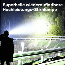 Laden Sie das Bild in den Galerie-Viewer, Am Kopf befestigte, superhelle Taschenlampe