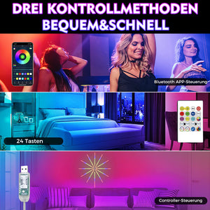 LED-Feuerwerkslicht mit Bluetooth