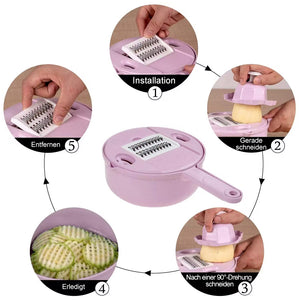 12-in-1 multifunktionaler Gemüseschneider