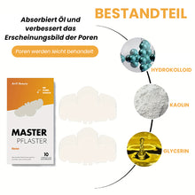 Laden Sie das Bild in den Galerie-Viewer, Hydrokolloid-Nasenpflaster für Porenreinigung, 10 Stück