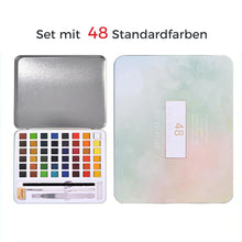 Laden Sie das Bild in den Galerie-Viewer, Glitzer-/Metallic-Aquarell-Set