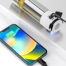 Laden Sie das Bild in den Galerie-Viewer, Multifunktionale, superhelle, wiederaufladbare Taschenlampe für große Entfernungen