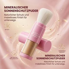 Laden Sie das Bild in den Galerie-Viewer, Mineralischer SPF Sonnenschutz Puderpinsel