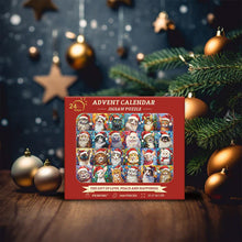 Laden Sie das Bild in den Galerie-Viewer, Weihnachtskatzenkalender-Puzzle