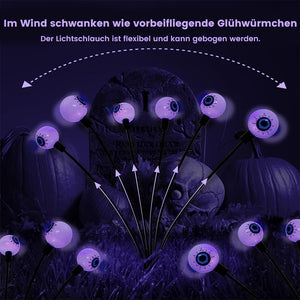 Gruselige Augäpfel, schwankende Glühwürmchenlichter