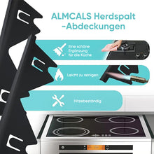 Laden Sie das Bild in den Galerie-Viewer, Ausziehbare Herdspaltabdeckung aus Edelstahl