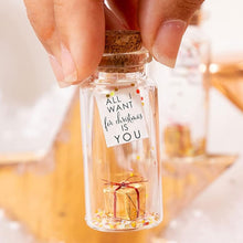 Laden Sie das Bild in den Galerie-Viewer, Weihnachtskarte in einer Flasche