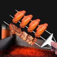 Laden Sie das Bild in den Galerie-Viewer, Halbautomatische Grillgabel aus Edelstahl (Vorbestellung, Versand innerhalb von 15 Tagen)