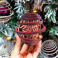 Laden Sie das Bild in den Galerie-Viewer, ❄3D-Doppelspiral-Schneeflocken | Weihnachtsschmuck