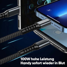 Laden Sie das Bild in den Galerie-Viewer, 3-in-1 100 Watt Datenkabel