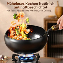 Laden Sie das Bild in den Galerie-Viewer, Antihaftbeschichteter Eisenwok