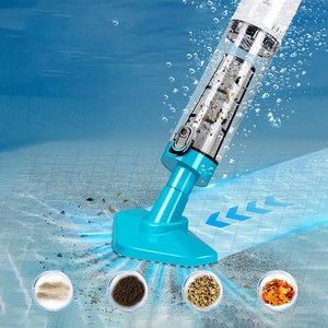 3-in-1 kabelloser, wiederaufladbarer Poolsauger mit leistungsstarkem Motor