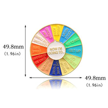 Laden Sie das Bild in den Galerie-Viewer, Kreative drehbare Roulette-Brosche