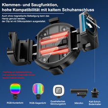 Laden Sie das Bild in den Galerie-Viewer, Tragbarer magnetischer Selfie-Stick