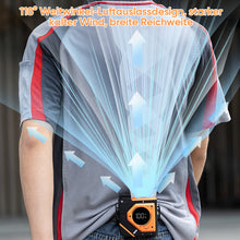 Laden Sie das Bild in den Galerie-Viewer, Multifunktionaler tragbarer Ventilator mit Taillenclip für den Außenbereich