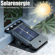 Laden Sie das Bild in den Galerie-Viewer, USB- &amp; Solarbetriebene Clip-Leuchte mit Bewegungssensor