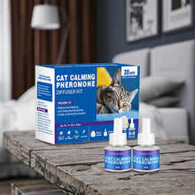 Laden Sie das Bild in den Galerie-Viewer, Pheromon-Diffusor-Set zur Beruhigung von Haustieren (Katze &amp; Hund)