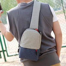 Laden Sie das Bild in den Galerie-Viewer, Brusttasche Outdoor Freizeit Reisen kleine Umhängetasche
