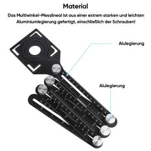 Laden Sie das Bild in den Galerie-Viewer, Multi-Winkel-Messlineal