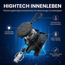 Laden Sie das Bild in den Galerie-Viewer, Einziehbarer Ausweishalter mit Karabinerclip