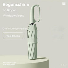 Laden Sie das Bild in den Galerie-Viewer, Kreative Ringschnalle Winddicht Verstärkter Regenschirm