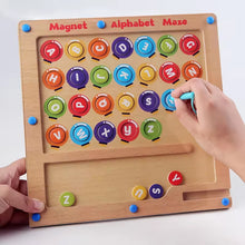 Laden Sie das Bild in den Galerie-Viewer, Magnetisches Alphabet-Labyrinthspielzeug für Kinder