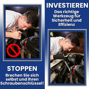 Universeller Drehmomentschlüssel mit Verlängerungswerkzeug