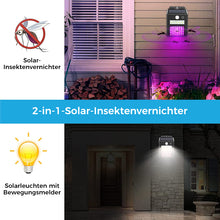 Laden Sie das Bild in den Galerie-Viewer, Solar Mückenvernichter-Wandlampe