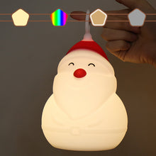 Laden Sie das Bild in den Galerie-Viewer, Weihnachtsmann Silikonnachtlicht