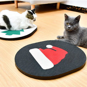 Farbiger, flacher Katzenkratzbaum zur Wandmontage