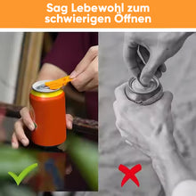 Laden Sie das Bild in den Galerie-Viewer, Einfacher Dosenöffner mit Getränkeschutz