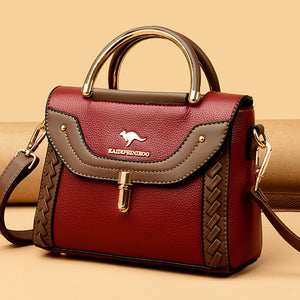 Damen Umhängetasche Handtasche mit Verschluß